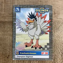 1999 Cockatrimon DP280 Digimon Upper Deck Card #50 34/34 1999 - Image 1