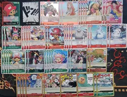 One Piece TCG Red/Green Tony.Tony Chopper Strawhat Deck + 100 Extra Cards - Image 1