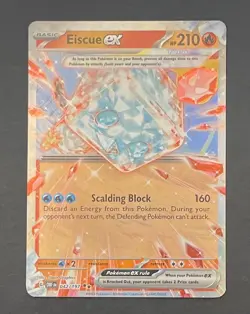 Pokemon Card Eiscue EX 042/197 Obsidian Flames - Near Mint - Image 1