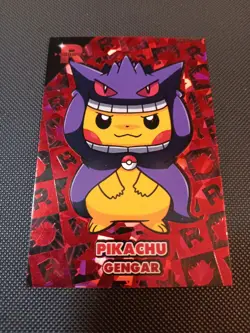 Pikachu Poncho Gengar Red Holo Team Rocket Card Database Peru Pokemon - Image 1