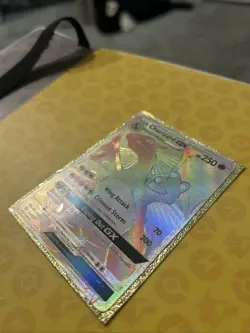 Rainbow Charizard GX Silver Foil Fan Art Textured Display Card NM - Image 2