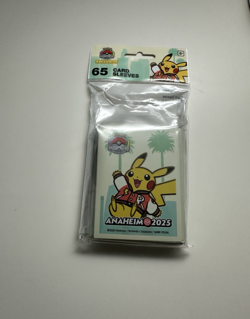 Pokemon World Championships 2025 Anaheim Set Of 3 Card Sleeves 65 Each IN HAND - Image 3