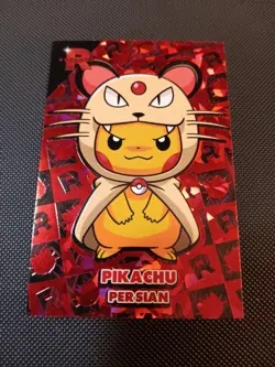 Pikachu Poncho Persian Red Holo Team Rocket Card Database Peru Pokemon - Image 1