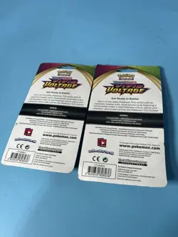 Pokemon Sword & Shield Vivid Voltage Booster Pack w/ 3 Promo Cards & Coin lot 2 - Image 2