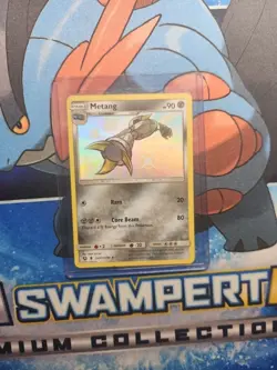 Metang SV31/SV94 Shiny Vault Holo - Hidden Fates Pokemon Card - Near Mint - Image 1
