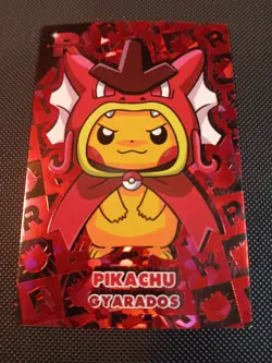 Pikachu Poncho Gyarados Red Holo Team Rocket Card Database Peru - Image 1