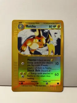 Pokemon TCG Raichu Expedition Base Set Reverse Holo Holo Card 25/165 - Image 1
