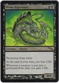 Dross Harvester 2003 Mirrodin FOIL Black Rare Creature MTG NM AZ1 - Image 1
