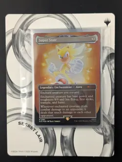 Magic The Gathering Secret Lair Sonic Friends & Foes Foil Unsealed With Bonus #1 - Image 2