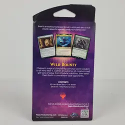 MTG Wild Bounty 2019 Brawl Deck *New Sealed* 60-card Themed Deck 630509829798 - Image 3
