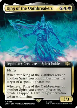 1 x King of the Oathbreakers - Extended Art - The Lord of the Rings: Tales of Mi - Image 1
