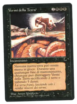 ►Magic-Style◄ MTG - Worms of the Earth - The Dark Italian - EX/EX+ - Image 1