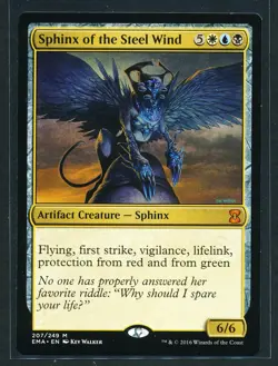 Sphinx of the Steel Wind - Magic MTG 2016 Eternal Masters NM - Image 1