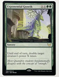 MTG Exponential Growth (130/447) Strixhaven School of Mages - Image 1