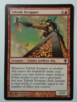 Tuktuk Scrapper *Uncommon* Magic MtG x1 Worldwake MP - Image 1