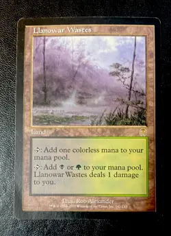 Llanowar Wastes 141/143 Magic: The Gathering Apocalypse Regular - Image 1