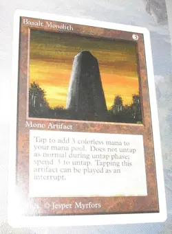Basalt Monolith MTG Unlimited x1 NM+ Unplayed (Multiple Available) - Image 1