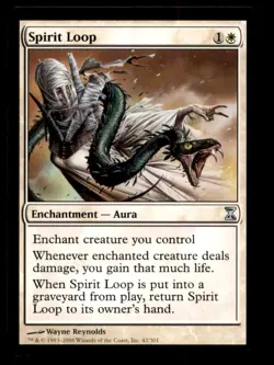 MTG Spirit Loop LP Light Play Time Spiral [1107] - Image 1