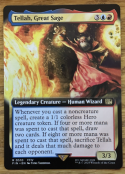 MTG Final Fantasy, Tellah, Great Sage 0510 - Borderless - Image 1