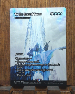 MTG🌊 To the Crystal Tower - Cryptic Command (Showcase) Final Fantasy NEAR MINT - Image 2