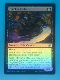 Mtg Timeline Culler Edge of Eternities Foil - Image 1