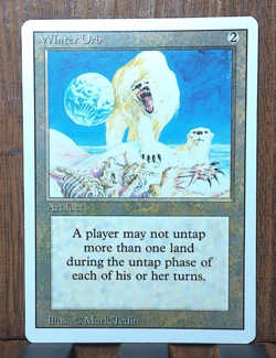 MTG Winter Orb REVISED EDITION Rare - Near Mint VERY NICE CARD. - Image 1