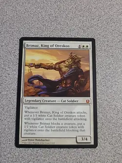 Magic the Gathering MTG Brimaz, King of Oreskos (5) Born of the Gods - Image 1