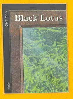 MTG BLACK LOTUS PUZZLE PIECE (1 of 9) (OldManMTG 009-085) - Image 1