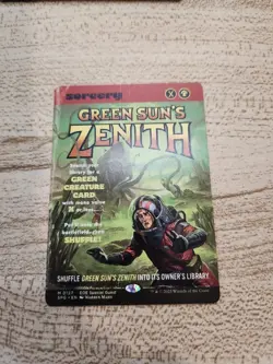 Green Sun's Zenith (SHOWCASE) #127 | Near Mint | Special Guests Magic MTG - Image 1