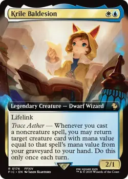 Krile Baldesion (Extended Art - Foil) - Commander: FINAL FANTASY (FIC) - Image 1