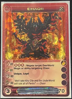 NM Chaotic Chaor Dawn of Perim Premium Foil Ultra Rare Max W Mid E Creature - Image 1