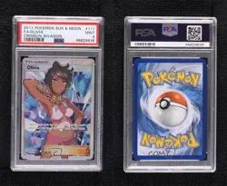 Full Art - Olivia Pokemon Sun & Moon Crimson Invasion PSA 9 MINT 0hj7 - Image 3