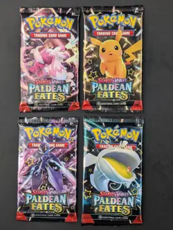 Lot of (123) Pokemon TCG Scarlet & Violet Paldean Fates Booster Packs Sealed - Image 2