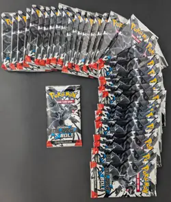 Lot of (35) Pokemon TCG Scarlet & Violet Black Bolt Booster Packs Sealed - Image 1