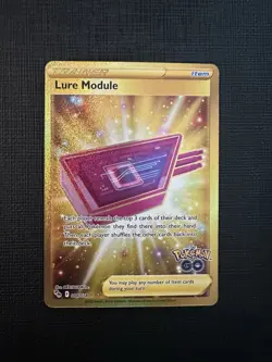 Pokemon GO TCG Lure Module 088/078 Gold Trainer Item Secret Rare NM - Image 1
