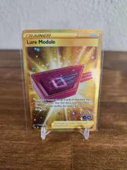 Pokemon GO TCG Lure Module 088/078 Gold Trainer Item Secret Rare NM - Image 1