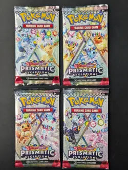 Lot of (39) Pokemon TCG Scarlet Violet SV8.5 Prismatic Evolutions Booster Packs - Image 2