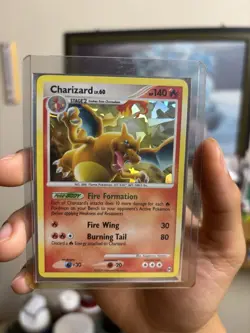 Charizard 1/99 Platinum Arceus Cracked Ice Holo Rare Pokemon Card LP - Image 3