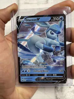 Glaceon V 038/159 Crown Zenith Ultra Rare Holo Pokemon TCG Card NM/MT 2023 - Image 1