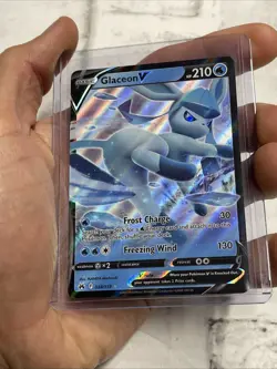 Glaceon V 038/159 Crown Zenith Ultra Rare Holo Pokemon TCG Card NM/MT 2023 - Image 2