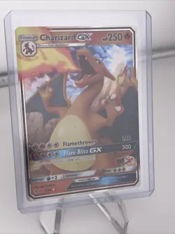 Pokemon TCG Charizard GX Hidden Fates Holo Ultra Rare Card 9/68 Battle Academy - Image 1