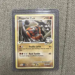 Rhyperior - 32/111 - Pokemon Rising Rivals Holo Card MP - Image 1