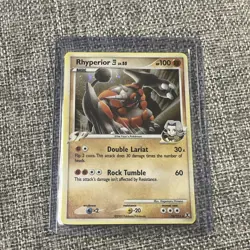 Rhyperior - 32/111 - Pokemon Rising Rivals Holo Card MP - Image 3