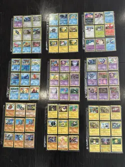 Pokemon Trading Card Collection - Mixed Types & Sets 655 cards - Image 1