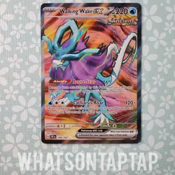 Pokemon Card Walking Wake Ex 189/162 Secret Rare Scarlet Violet Temporal Forces - Image 1
