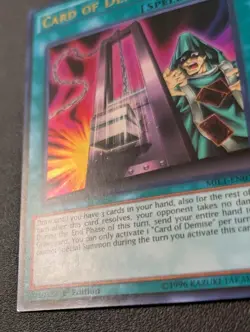 Card of Demise - MIL1-EN014 - Ultra Rare - 1st Edition Yugioh! VLP - Image 2