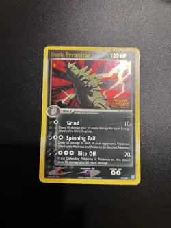 Pokemon Card Dark Tyranitar 20/109 STAMPED EX Team Rocket Returns Heavily Played - Image 2