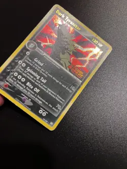 Pokemon Card Dark Tyranitar 20/109 STAMPED EX Team Rocket Returns Heavily Played - Image 3