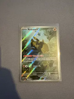 Pokemon TCG Relicanth Temporal Forces Holo Illustration Card 173/162 - Image 1