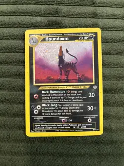 Pokemon Card - Houndoom 8/64 Neo Revelation Unlimited Holo Rare WOTC Vintage - Image 1